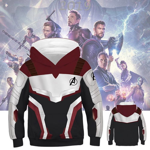 Boys Girls Hoodies Sweatshirts The Avengers Endgame 3D Print Marvel Superhero Captain America Iron Man Sweatshirt Kids Tracksuit