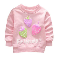 Load image into Gallery viewer, Baby Girl Sweatshirts Spring Shirts Infant Long Sleeve T-Shirts Clothes 2018 Spring Kids Bunny Cartoon Sweatshirt