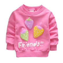 Load image into Gallery viewer, Baby Girl Sweatshirts Spring Shirts Infant Long Sleeve T-Shirts Clothes 2018 Spring Kids Bunny Cartoon Sweatshirt