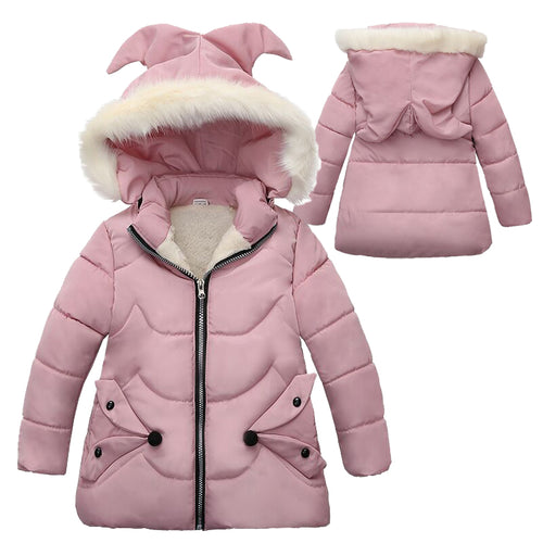 Selling Autumn Winter Warm Jackets For Girls Coats For Jackets Baby Girls Jackets Kids Hooded Outerwear Coat Children Clothes