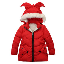 Load image into Gallery viewer, Selling Autumn Winter Warm Jackets For Girls Coats For Jackets Baby Girls Jackets Kids Hooded Outerwear Coat Children Clothes