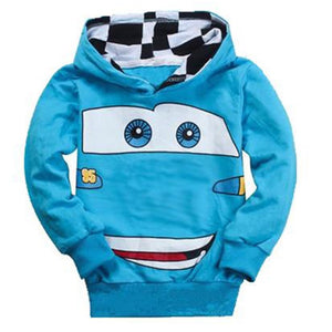 Cheap Spring Autumn Cars Boys Hoodies Lightning Boys Sweatshirt Jackets Baby Hoodie Kids Coat Windbreaker Sport Blazer Outerwear