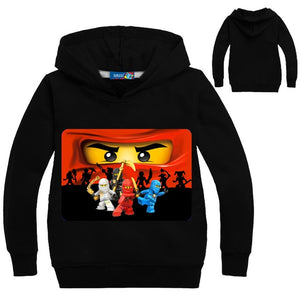 3-14Years Toddler Boy Sweatshirt Toddler Legoes Kids Hoodies Ninjago Shirt Long Sleeve Super Heroes Sweater Jongens Kleding