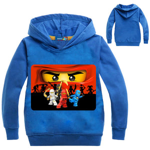 3-14Years Toddler Boy Sweatshirt Toddler Legoes Kids Hoodies Ninjago Shirt Long Sleeve Super Heroes Sweater Jongens Kleding