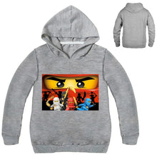 Load image into Gallery viewer, 3-14Years Toddler Boy Sweatshirt Toddler Legoes Kids Hoodies Ninjago Shirt Long Sleeve Super Heroes Sweater Jongens Kleding