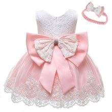 Load image into Gallery viewer, Baby Girls Dress Newborn Baby Lace Princess Dresses For Baby Girls 1st Year Birthday Dress Christmas Costume Infant Party Dress