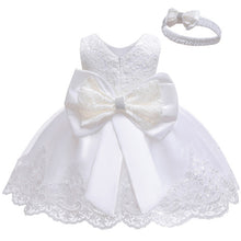 Load image into Gallery viewer, Baby Girls Dress Newborn Baby Lace Princess Dresses For Baby Girls 1st Year Birthday Dress Christmas Costume Infant Party Dress