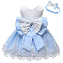 Load image into Gallery viewer, Baby Girls Dress Newborn Baby Lace Princess Dresses For Baby Girls 1st Year Birthday Dress Christmas Costume Infant Party Dress