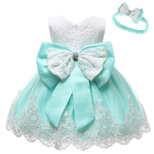 Load image into Gallery viewer, Baby Girls Dress Newborn Baby Lace Princess Dresses For Baby Girls 1st Year Birthday Dress Christmas Costume Infant Party Dress