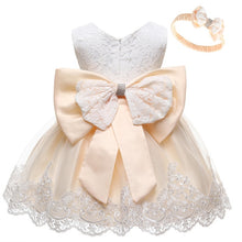 Load image into Gallery viewer, Baby Girls Dress Newborn Baby Lace Princess Dresses For Baby Girls 1st Year Birthday Dress Christmas Costume Infant Party Dress