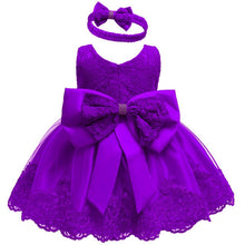 Load image into Gallery viewer, Baby Girls Dress Newborn Baby Lace Princess Dresses For Baby Girls 1st Year Birthday Dress Christmas Costume Infant Party Dress