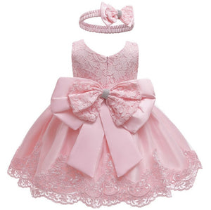 Baby Girls Dress Newborn Baby Lace Princess Dresses For Baby Girls 1st Year Birthday Dress Christmas Costume Infant Party Dress