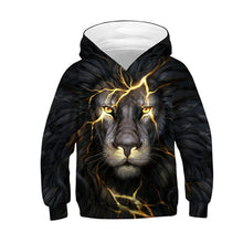 Load image into Gallery viewer, Wolf 3D Print Boys Girls Hoodies Teens Spring Autumn Outerwear Kids Hooded Sweatshirt Clothes Children Long Sleeve Pullover Tops