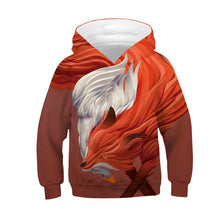 Load image into Gallery viewer, Wolf 3D Print Boys Girls Hoodies Teens Spring Autumn Outerwear Kids Hooded Sweatshirt Clothes Children Long Sleeve Pullover Tops