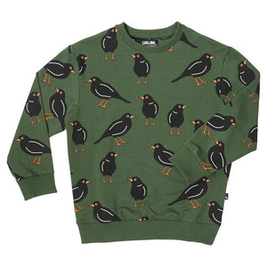 Kids Sweaters 2019 CarlijnQ Brand New Autumn Winter Boys Girls Bird Print Sweatshirts Baby Child Fashion Outwear Clothes Tops