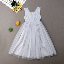 Load image into Gallery viewer, Toddler Kid Baby Girl Flower Dress Lace Tutu Party Bridesmaid Pageant Dresses