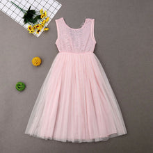 Load image into Gallery viewer, Toddler Kid Baby Girl Flower Dress Lace Tutu Party Bridesmaid Pageant Dresses