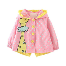 Load image into Gallery viewer, autumn Baby Girls Coat Long Sleeve Coat Jacket Rabbit Ear Hoodie Casual Outerwear