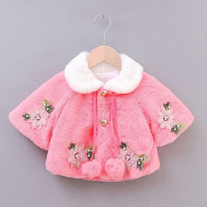 autumn Baby Girls Coat Long Sleeve Coat Jacket Rabbit Ear Hoodie Casual Outerwear