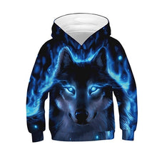 Load image into Gallery viewer, 3D Print Wolf Boys Hoodies Coats Spring Autumn Outerwear Kids Hooded Sweatshirt Clothes Children Long Sleeve Pullover Tops