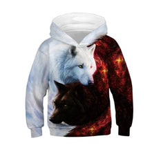 Load image into Gallery viewer, 3D Print Wolf Boys Hoodies Coats Spring Autumn Outerwear Kids Hooded Sweatshirt Clothes Children Long Sleeve Pullover Tops