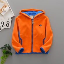 Load image into Gallery viewer, Sundae Angel Boys Polar Fleece Jacket Kids Hooded Long Sleeve Autumn Girl Child Coat Embroidery Warm Children Outerwear Clothes