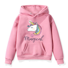 Load image into Gallery viewer, Fashion Unicorn Print Sweater Toddler Boys Girls Sweatshirt Casual Hoodies Baby Winter Warm Long Sleeve Hooded Children Clothes
