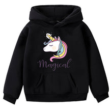 Load image into Gallery viewer, Fashion Unicorn Print Sweater Toddler Boys Girls Sweatshirt Casual Hoodies Baby Winter Warm Long Sleeve Hooded Children Clothes