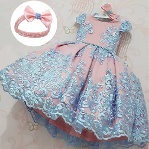 12M Baby Girl Clothes Formal 2 Years Old Birthday Party Dress for Girls Christening Gown For Baby Girls Dress Vestido Infantil