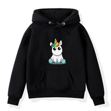 Load image into Gallery viewer, 2019 Boys Girls Hoodies Clothes Children Winter Thick Sweatshirts Unicorn Print Toddler hoodie Kids Plus Velvet Tops Costume