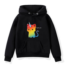Load image into Gallery viewer, 2019 Boys Girls Hoodies Clothes Children Winter Thick Sweatshirts Unicorn Print Toddler hoodie Kids Plus Velvet Tops Costume