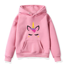Load image into Gallery viewer, 2019 Boys Girls Hoodies Clothes Children Winter Thick Sweatshirts Unicorn Print Toddler hoodie Kids Plus Velvet Tops Costume