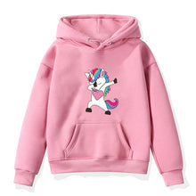 Load image into Gallery viewer, 2019 Boys Girls Hoodies Clothes Children Winter Thick Sweatshirts Unicorn Print Toddler hoodie Kids Plus Velvet Tops Costume