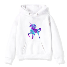 Load image into Gallery viewer, 2019 Boys Girls Hoodies Clothes Children Winter Thick Sweatshirts Unicorn Print Toddler hoodie Kids Plus Velvet Tops Costume