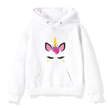 Load image into Gallery viewer, 2019 Boys Girls Hoodies Clothes Children Winter Thick Sweatshirts Unicorn Print Toddler hoodie Kids Plus Velvet Tops Costume