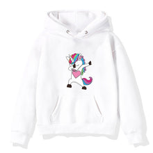 Load image into Gallery viewer, 2019 Boys Girls Hoodies Clothes Children Winter Thick Sweatshirts Unicorn Print Toddler hoodie Kids Plus Velvet Tops Costume