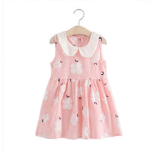 Load image into Gallery viewer, 2020 New Girls Clothing Summer Girl Dress Children Kids Berry Dress Back V Dress Girls Cotton Kids Vest dress Children Clothes