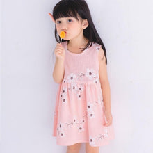 Load image into Gallery viewer, 2020 New Girls Clothing Summer Girl Dress Children Kids Berry Dress Back V Dress Girls Cotton Kids Vest dress Children Clothes