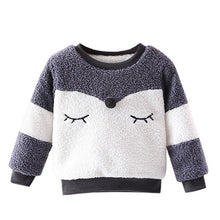Load image into Gallery viewer, Winter Autumn Toddler Baby Sweatshirts Long Sleeve Thick Warm Hoodies For Kids Boys Girls Pullover Sweatshirt Baby Clothes