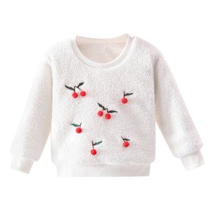 Winter Autumn Toddler Baby Sweatshirts Long Sleeve Thick Warm Hoodies For Kids Boys Girls Pullover Sweatshirt Baby Clothes