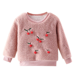 Winter Autumn Toddler Baby Sweatshirts Long Sleeve Thick Warm Hoodies For Kids Boys Girls Pullover Sweatshirt Baby Clothes