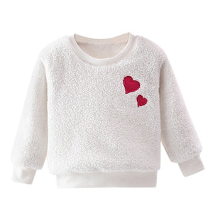 Winter Autumn Toddler Baby Sweatshirts Long Sleeve Thick Warm Hoodies For Kids Boys Girls Pullover Sweatshirt Baby Clothes