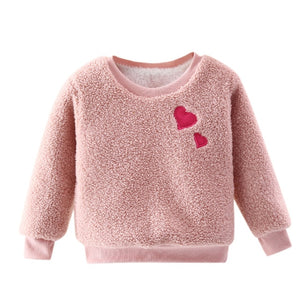 Winter Autumn Toddler Baby Sweatshirts Long Sleeve Thick Warm Hoodies For Kids Boys Girls Pullover Sweatshirt Baby Clothes