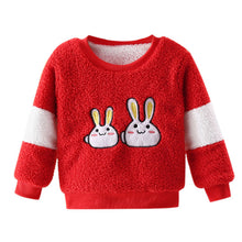 Load image into Gallery viewer, Winter Autumn Toddler Baby Sweatshirts Long Sleeve Thick Warm Hoodies For Kids Boys Girls Pullover Sweatshirt Baby Clothes