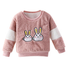 Load image into Gallery viewer, Winter Autumn Toddler Baby Sweatshirts Long Sleeve Thick Warm Hoodies For Kids Boys Girls Pullover Sweatshirt Baby Clothes