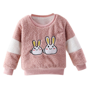 Winter Autumn Toddler Baby Sweatshirts Long Sleeve Thick Warm Hoodies For Kids Boys Girls Pullover Sweatshirt Baby Clothes