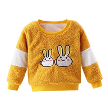 Load image into Gallery viewer, Winter Autumn Toddler Baby Sweatshirts Long Sleeve Thick Warm Hoodies For Kids Boys Girls Pullover Sweatshirt Baby Clothes