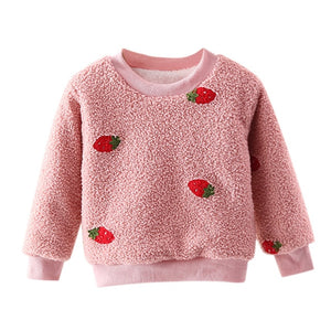 Winter Autumn Toddler Baby Sweatshirts Long Sleeve Thick Warm Hoodies For Kids Boys Girls Pullover Sweatshirt Baby Clothes