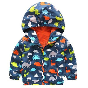 Baby Girls Coat 2020 Spring Autumn Jackets For Boys Windbreaker Kids Dinosaur Outerwear Coats For Girls Clothes Children Jacket