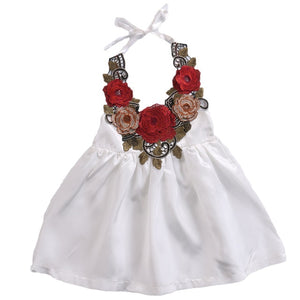 Pudcoco Baby Girl Dress 2017 Cute Toddler Kids Baby Girls Party Flower Sundress Formal 3d Dresses Clothes 0-5Y